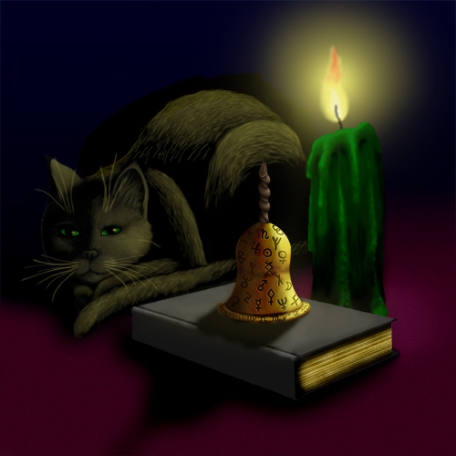 Creation of Bell, Book and Candle: Step 9